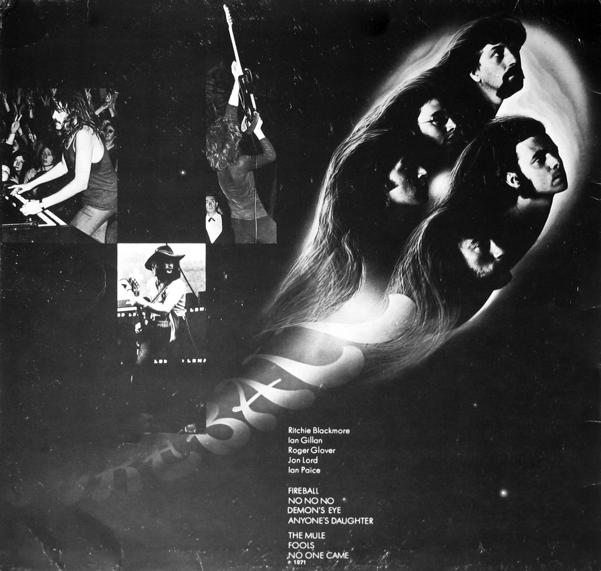 High Resolution #3 Photo DEEP PURPLE Fireball Germany No-Import 